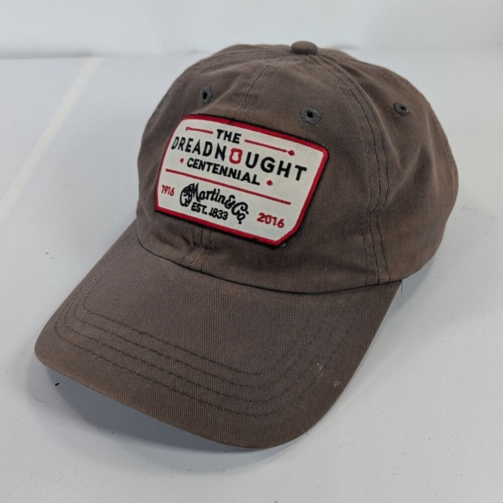 Martin & Co Guitars Dreadnought Centennial Strapback Cap Hat Weathered